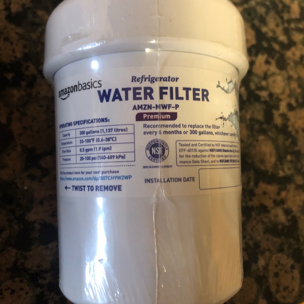 Water filter for GE Refrigerator MWF-P.